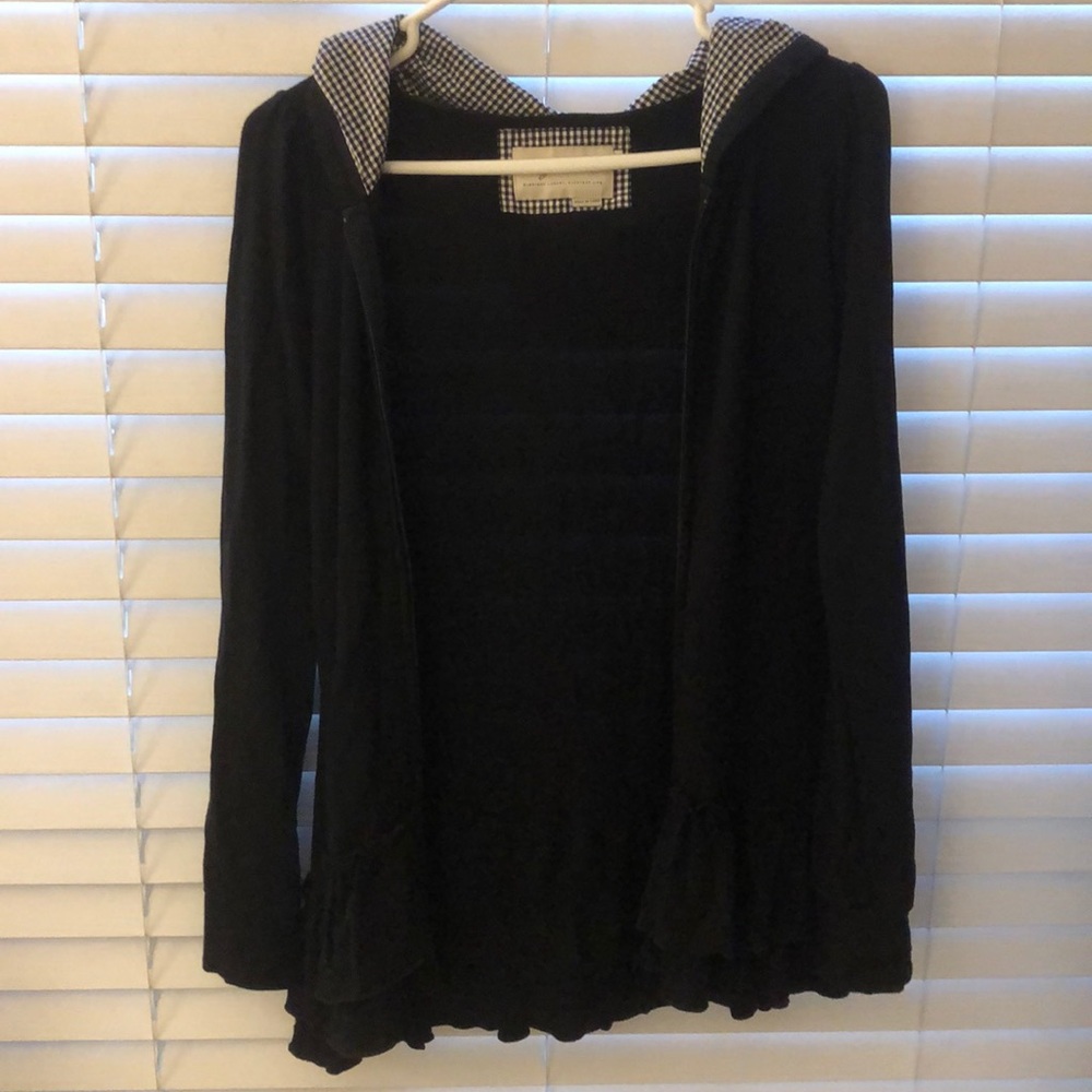 Black full zip jacket